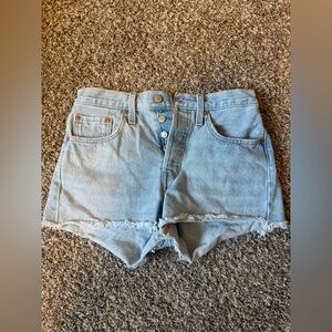 Levi’s 501 high rise shorts